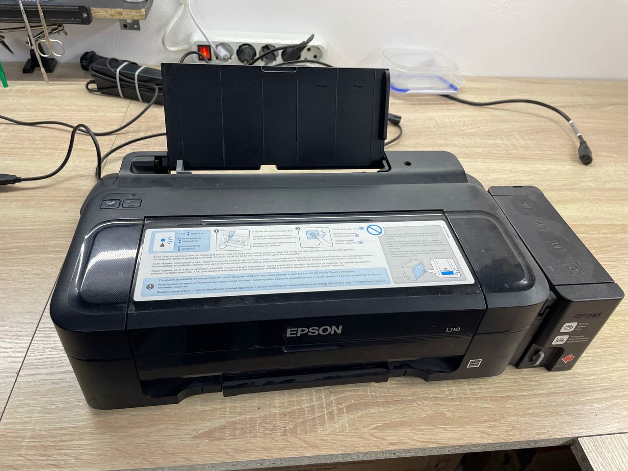Ремонт принтера Epson L110, не включается